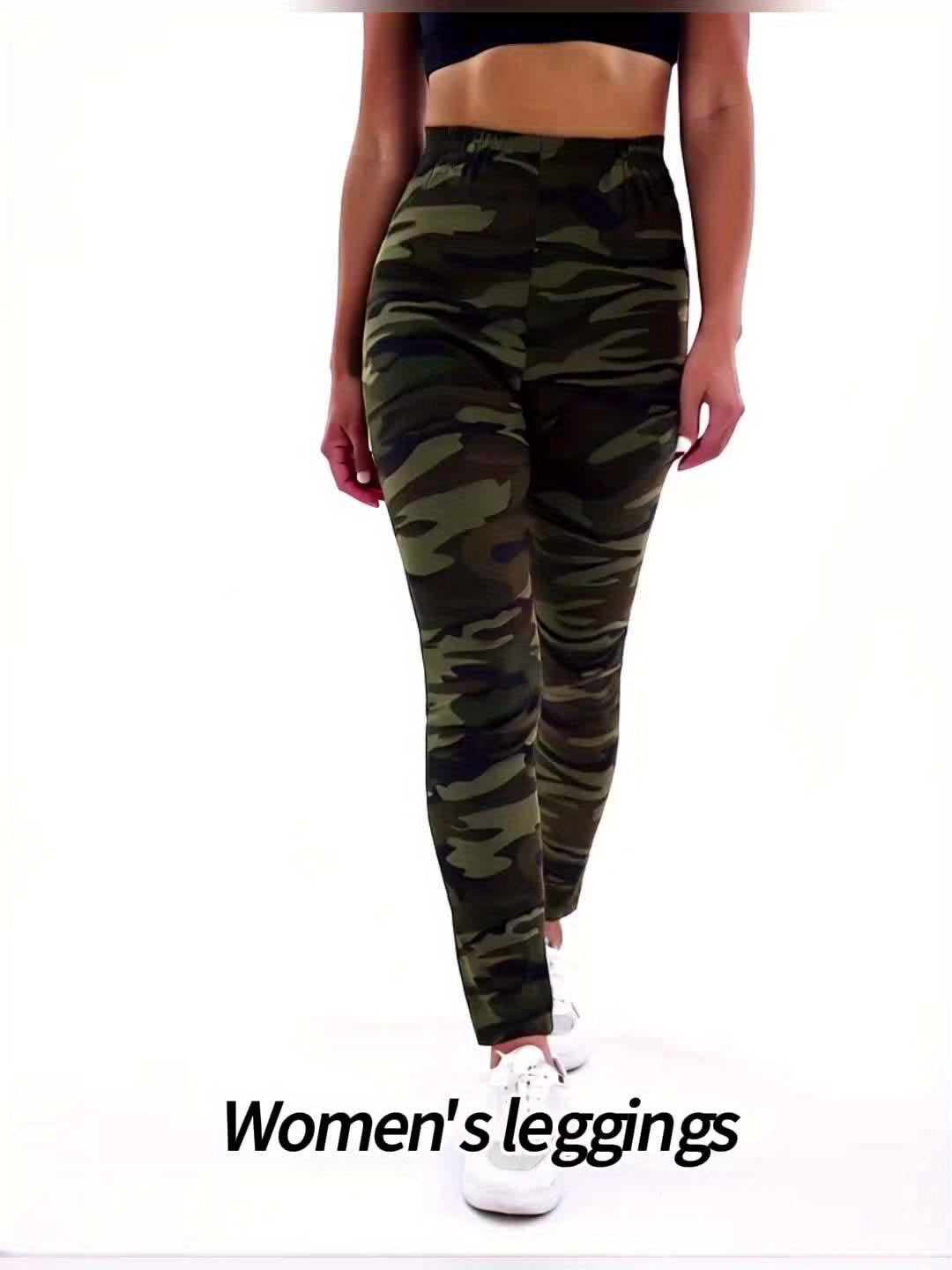 Women's Leggings Floral Printed Pants Casual High Waist Sweatpants Leggings