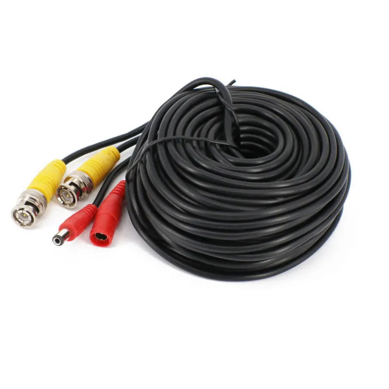 5M 10M 20M CCTV DVR Camera Recorder System Video Cable DC Power Security Surveillance BNC Cable