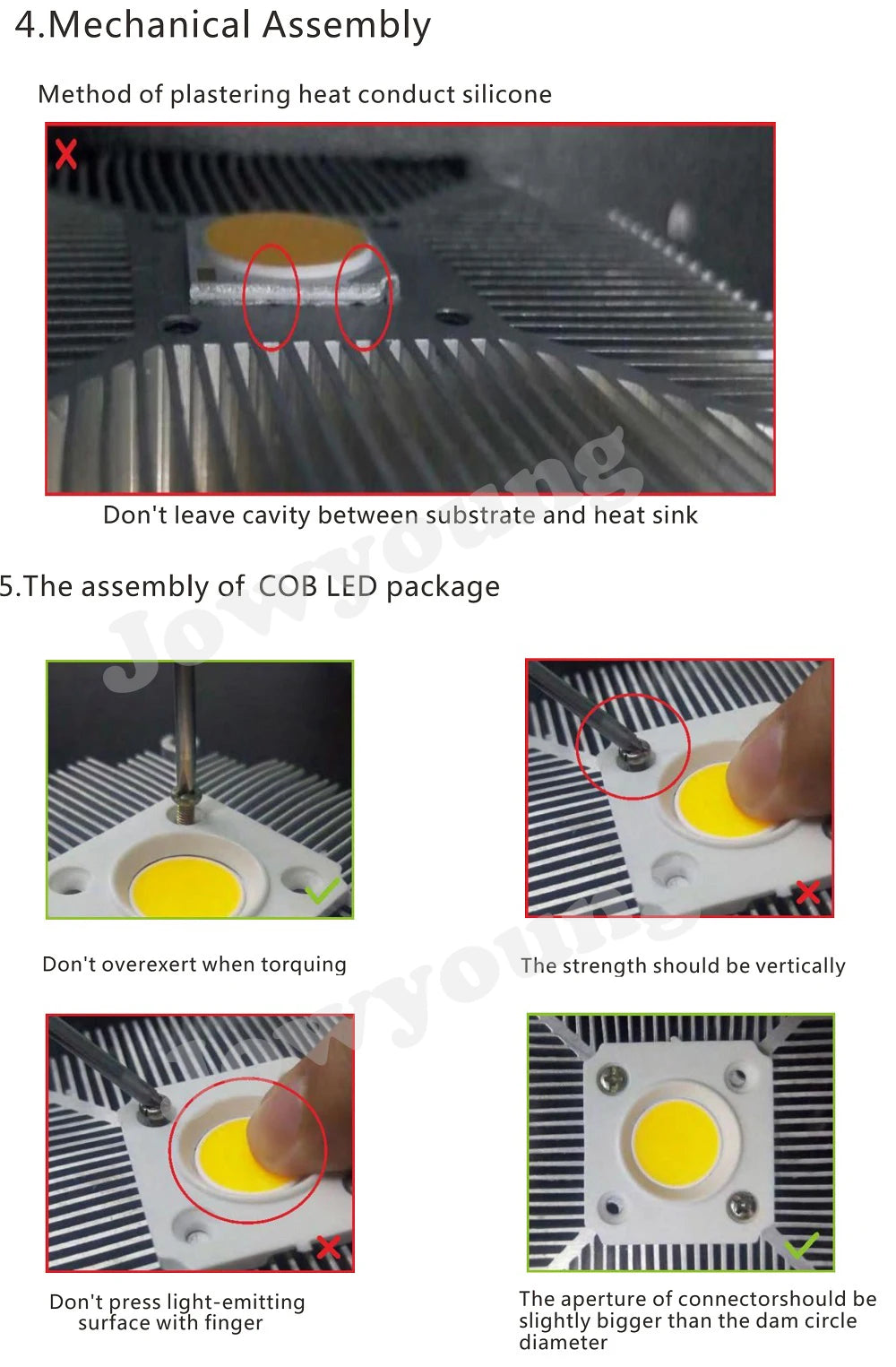 COB LED beads light-emitting Diode epistar chip 12v-36V LM-80 CE Rohs 18W 20W 30W 50W 100W high brightness cob smd DIY led Bulb