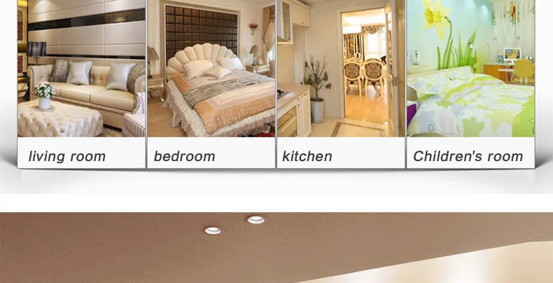 Led Downlight 3W 5W 7W 9W 12W 15W 18W AC 220V 230V 110V Ceiling Bathroom Lamps Living Room Light Home Indoor Lighting
