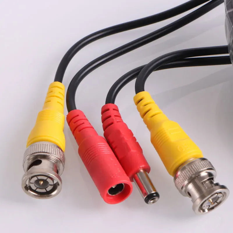 5M 10M 20M CCTV DVR Camera Recorder System Video Cable DC Power Security Surveillance BNC Cable
