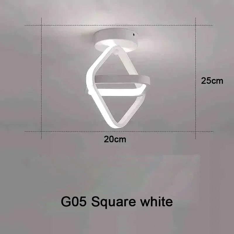 LED 25W Aisle Ceiling Light Modern Home Lighting LED Surface Mounted Bedroom Living Room Corridor Light Staircase Balcony Light