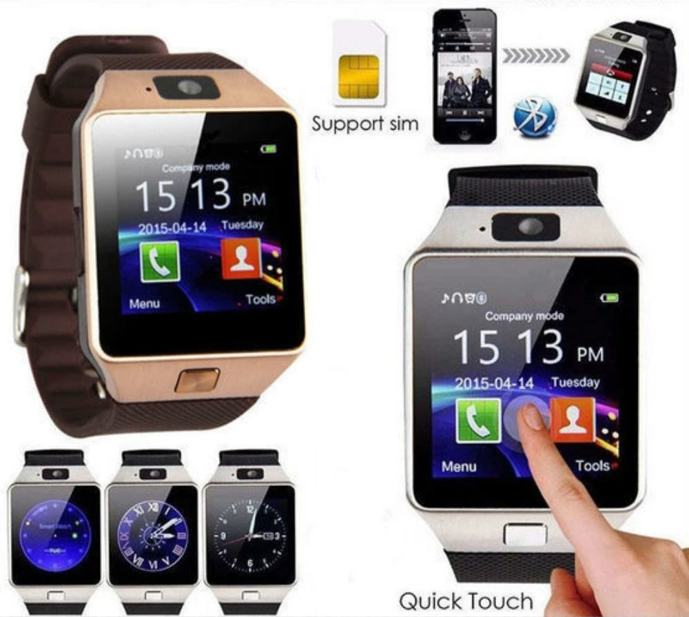 DZ09 Smart Watch Phone Watch With SIM Card Sports Fitness Tracker Real Time Positioning Watch-sim Phone Calls Sleep Monitor