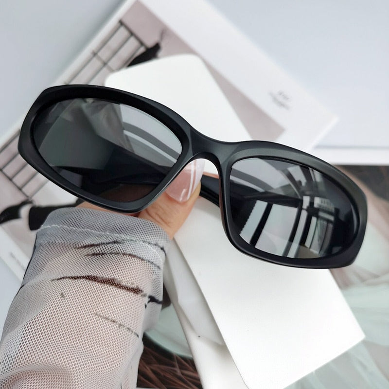 Popular Women's Sunglasses 2022 Punk Sunglasses Unique Sports Sun Glasses Men UV400 Goggle Shades Mirror Colorful Y2k Eyewear