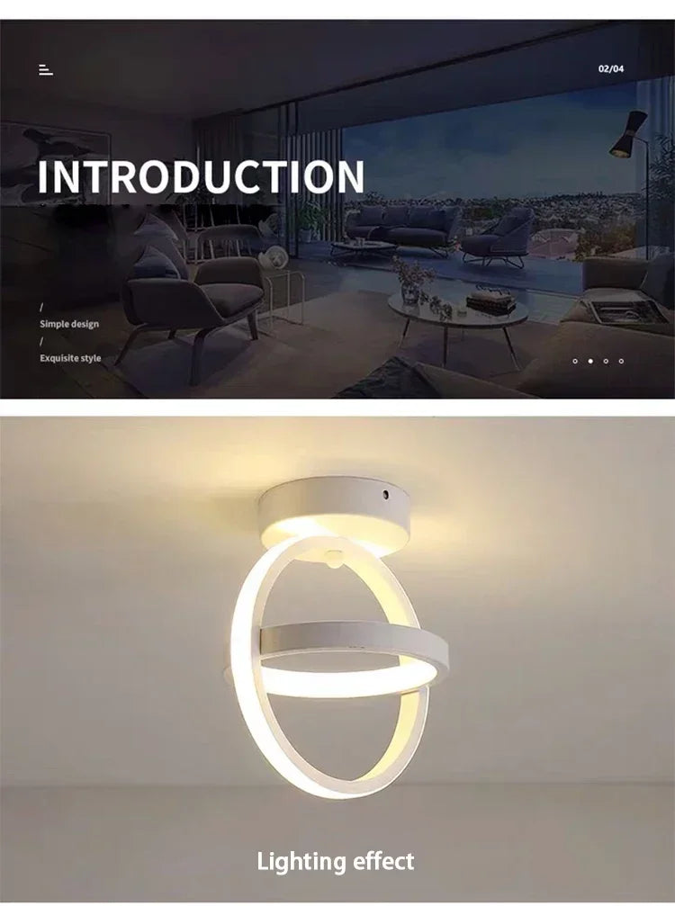 LED 25W Aisle Ceiling Light Modern Home Lighting LED Surface Mounted Bedroom Living Room Corridor Light Staircase Balcony Light
