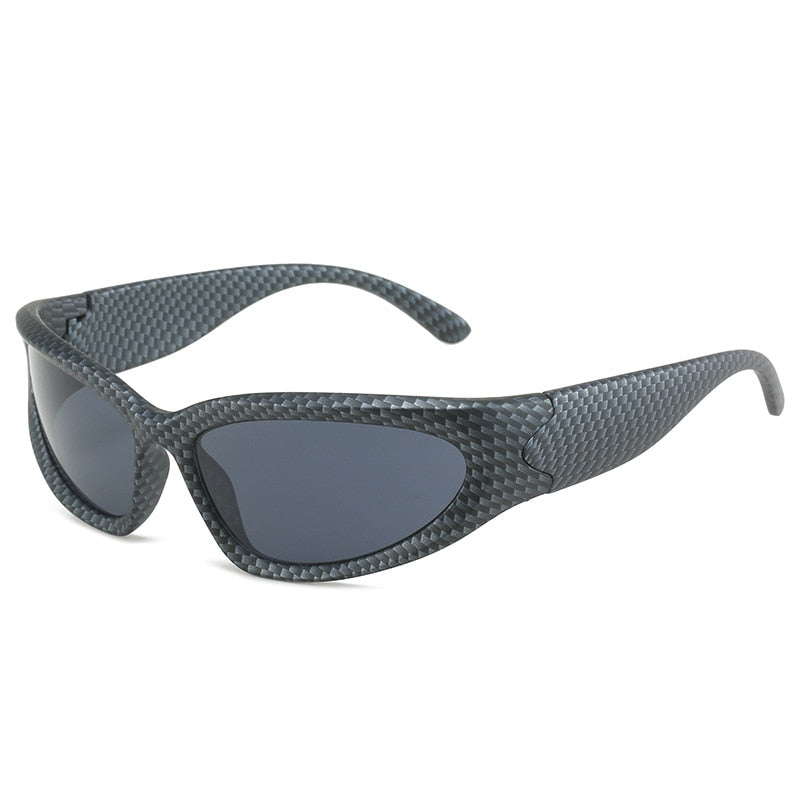 Popular Women's Sunglasses 2022 Punk Sunglasses Unique Sports Sun Glasses Men UV400 Goggle Shades Mirror Colorful Y2k Eyewear