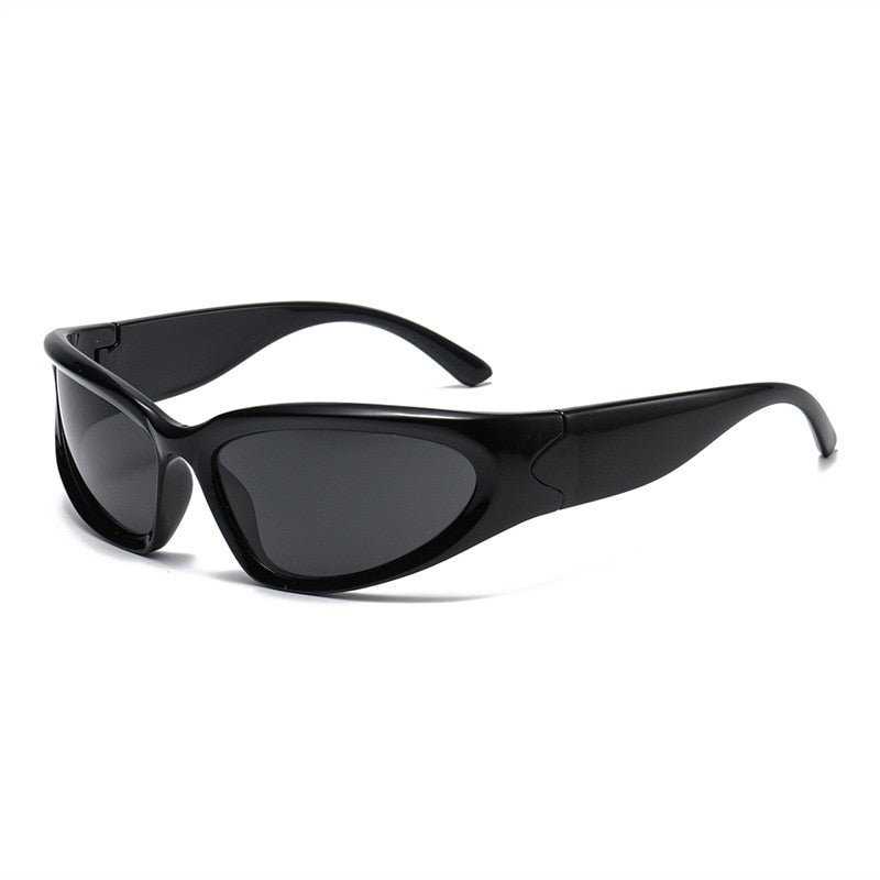 Popular Women's Sunglasses 2022 Punk Sunglasses Unique Sports Sun Glasses Men UV400 Goggle Shades Mirror Colorful Y2k Eyewear