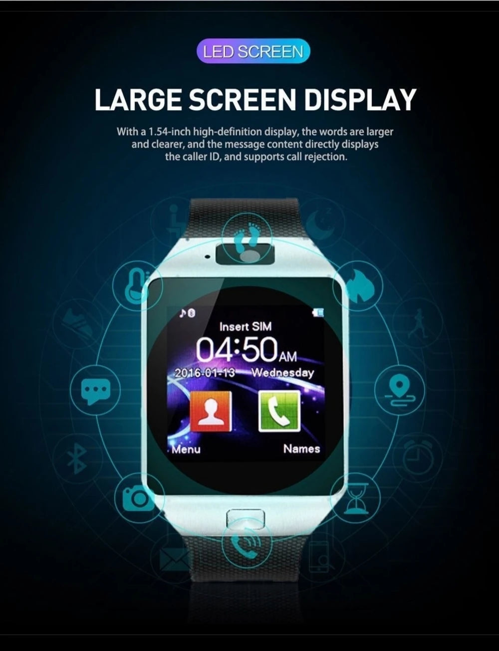 DZ09 Smart Watch Phone Watch With SIM Card Sports Fitness Tracker Real Time Positioning Watch-sim Phone Calls Sleep Monitor