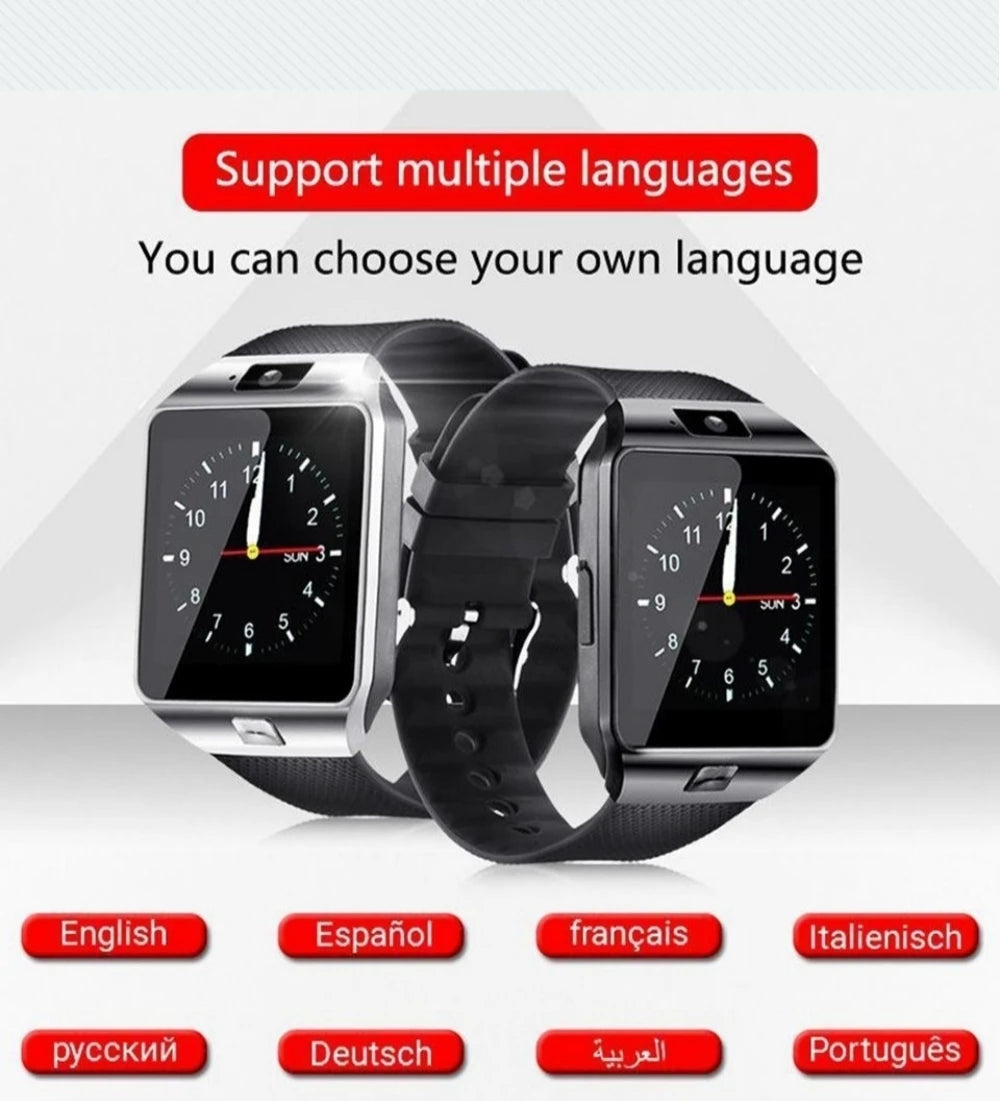 DZ09 Smart Watch Phone Watch With SIM Card Sports Fitness Tracker Real Time Positioning Watch-sim Phone Calls Sleep Monitor