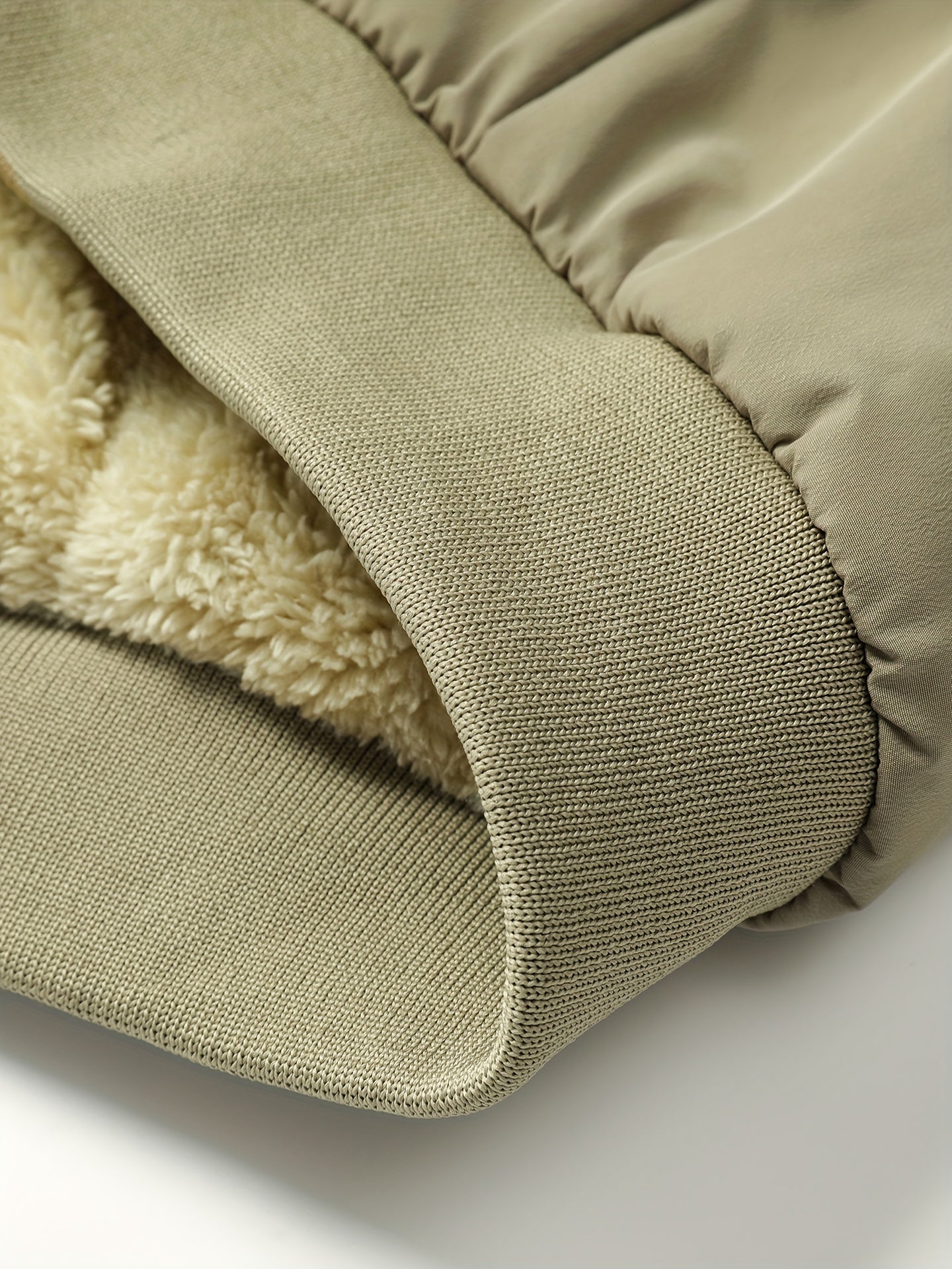 Warm Stand Collar Fleece Jacket, Men's Casual Comfortable Solid Color Zip Up Coat/ Outwear For Fall Winter