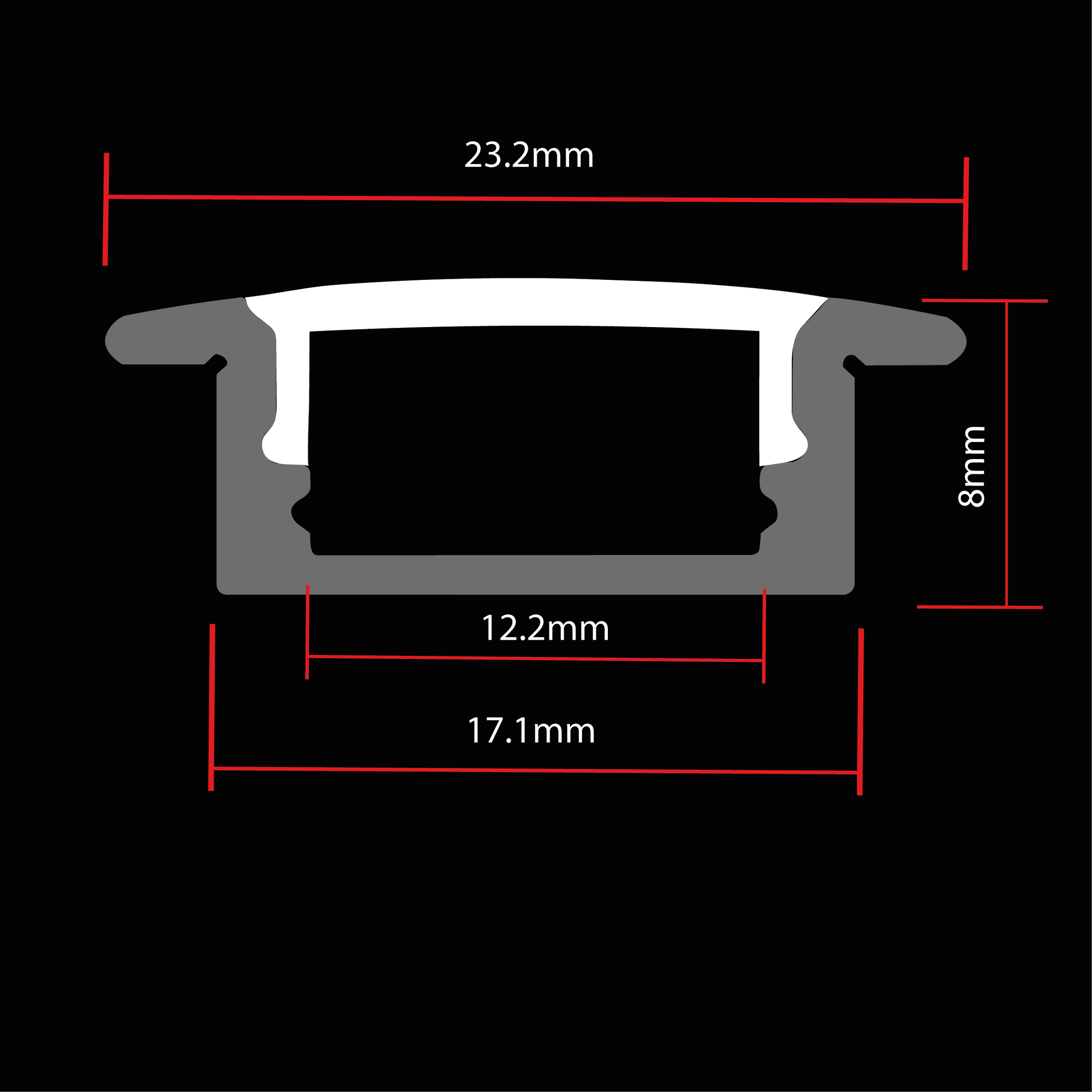Led strip light kit. Purchase any size. Add your sizes required to the cart. Any size possible please contact us for any size not listed.