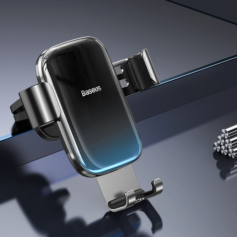 Baseus Car Phone Holder for Car Air Vent / CD Slot Mount Phone Holder Stand for iPhone Samsung Metal Gravity Mobile Phone Holder