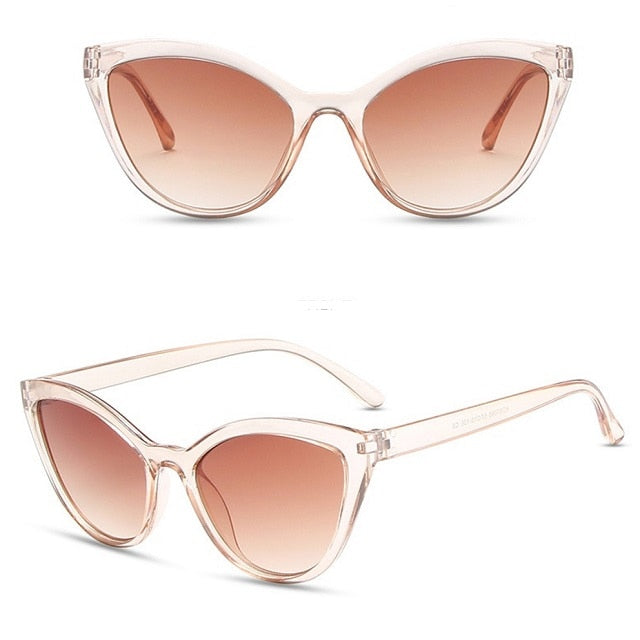Luxury Cat Eye Sunglasses Women Luxury Brand Designer Vintage Gradient Glasses Retro Cat eye Sun glasses Female Eyewear UV400