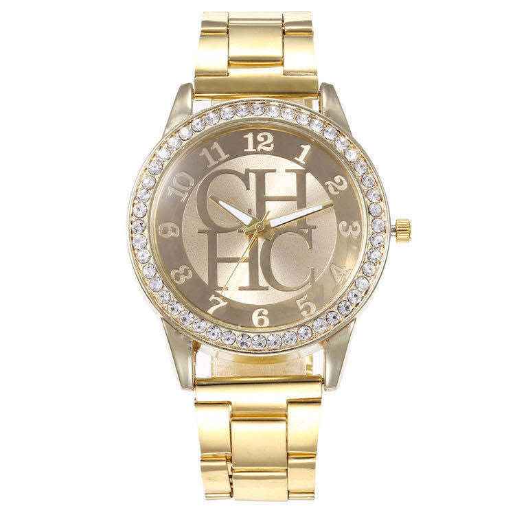 Luxury Famous TVK Brand Watch For Women Gold Stainless Steel Strap Diamond Digital Ladies Quartz Wrist Watches Relogio Feminino