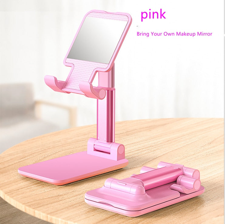 CMAOS Metal Desktop Tablet Holder Table Cell Foldable Extend Support Desk Mobile Phone Holder Stand For iPhone iPad Adjustable
