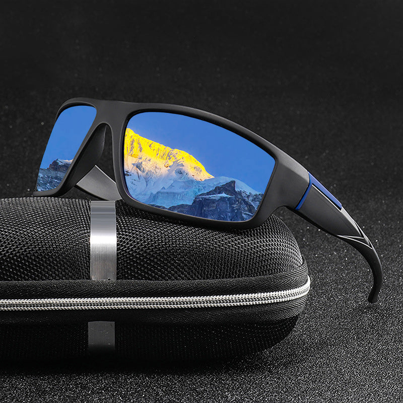 Fashion Hot Sale Polarized Sunglasses Men Women Classic Square Plastic Driving Sun Glasses Male Black Shades UV400