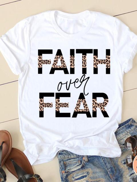 Clothing Summer Letter Printing 2022 Short Sleeve Ladies Casual Women Fashion