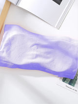 Plus Size Double-Layer Anti-Slip Strapless Bra with Removable Pads - No Underwire Seamless Smoothing High Elasticity Black Camisole Top for Casual Attire, Comfortable Daily Wear, Offshoulder Fashion, Smooth Fabric Finish