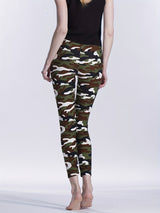 Women's Leggings Floral Printed Pants Casual High Waist Sweatpants Leggings