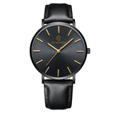 2025 Luxury Business Men Watches Men Gold Watch Ultra Thin Mens Watches Leather Quartz Watch Man Wristwatch horloge mannen