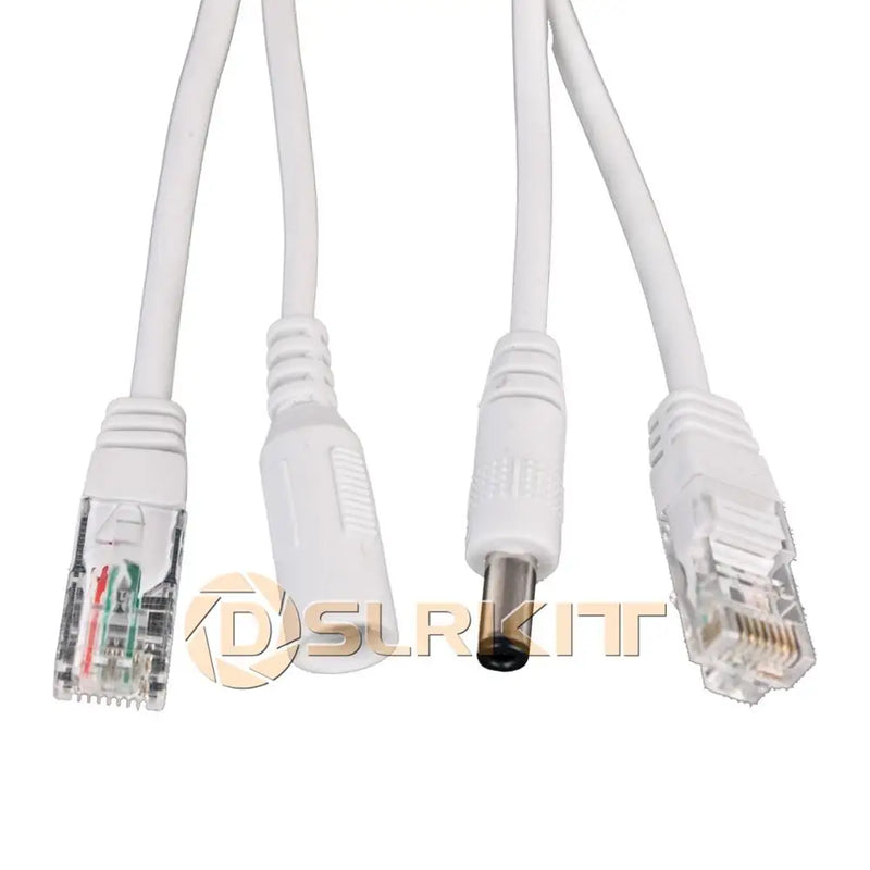 DSLRKIT Passive Power Over Ethernet PoE Injector + Splitter Kit