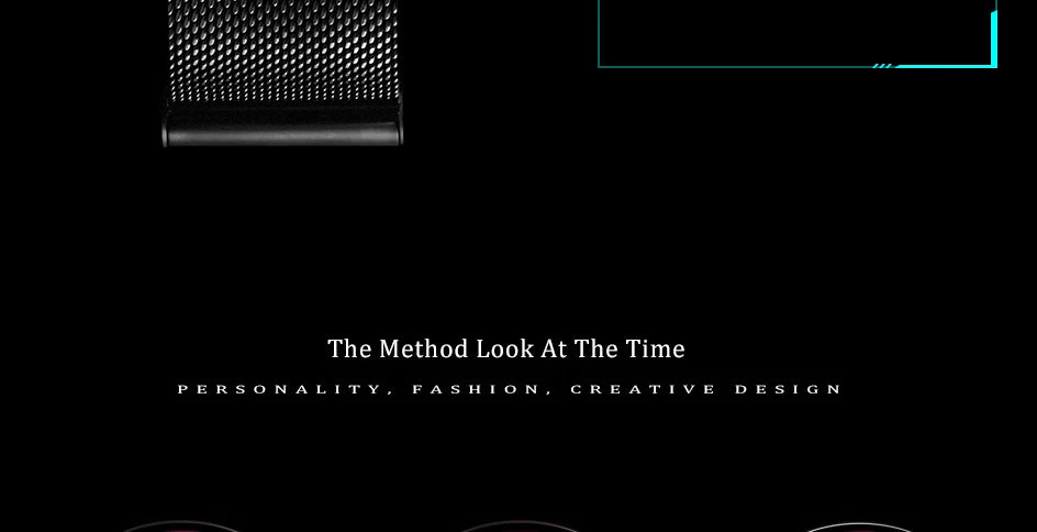 SINOBI Unique Vortex Concept Watch Men's High Quality 316L Stainless Steel Modern Trend Sport Black Wrist Watches reloj hombre