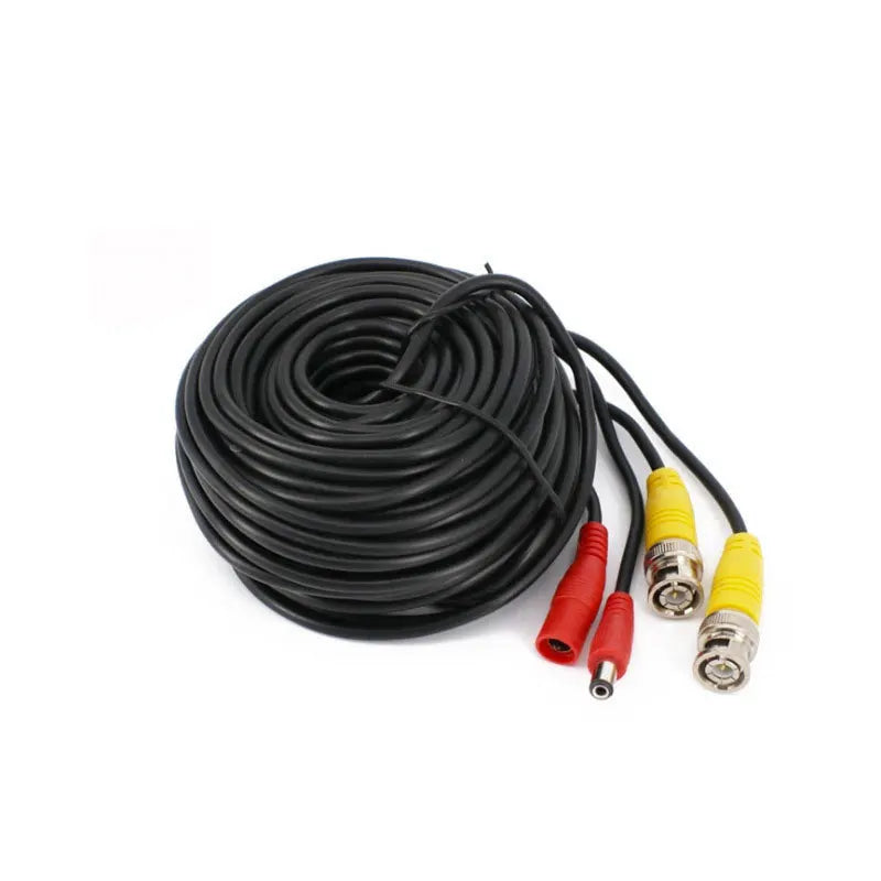 5M 10M 20M CCTV DVR Camera Recorder System Video Cable DC Power Security Surveillance BNC Cable
