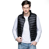Spring Man 90% Duck Down Vest Ultra Light Jackets Men Fashion Sleeveless Outerwear Coat Autumn Winter Coat