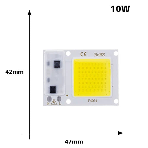 COB LED Chip Light 220V 10W 50W 20W 30W 3-9W rectangular Chip Lamp For Spotlight No Need Driver DIY Led Floodlight Lamp Y27 Y32