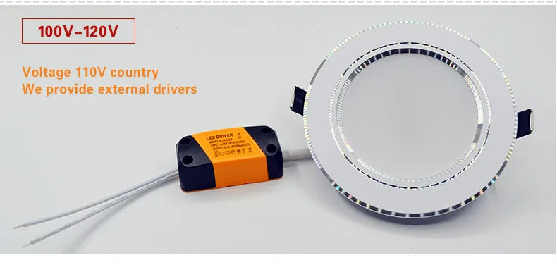 Led Downlight 3W 5W 7W 9W 12W 15W 18W AC 220V 230V 110V  Ceiling Bathroom Lamps Living Room Light Home Indoor Lighting