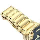 Big Watch Men Luxury Golden Steel Watchband Men's Quartz Watches Dual Time Zone Military Relogio Masculino Casual Clock Man