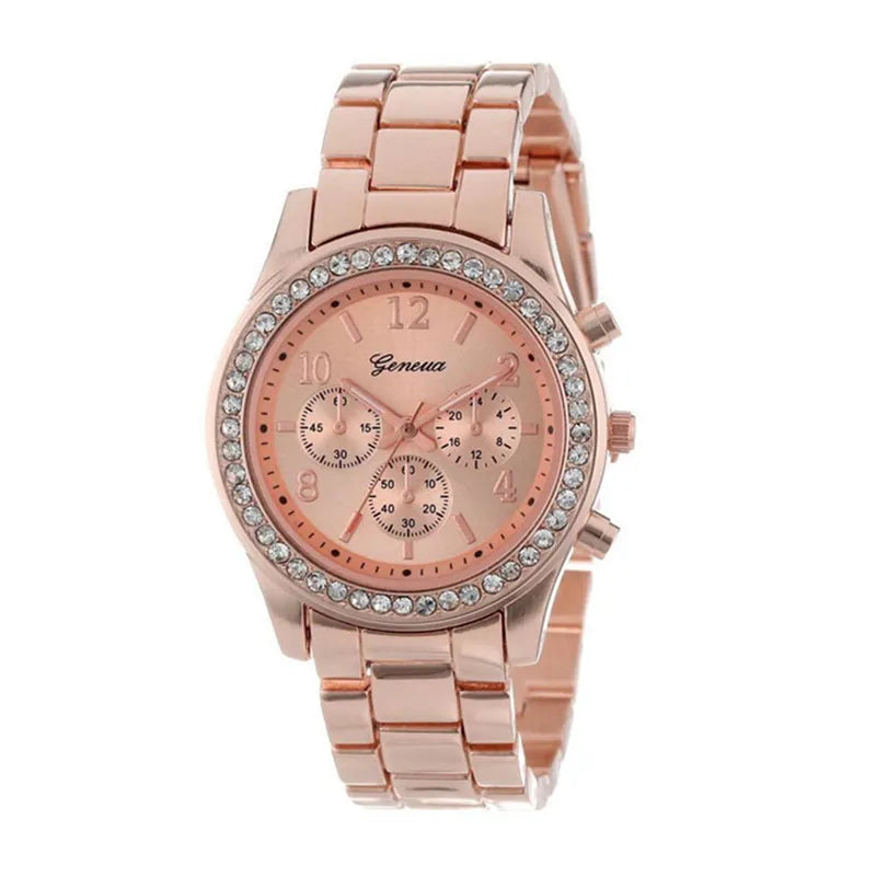 Geneva Classic Luxury Rhinestone Watch Women Watches Fashion Ladies Watch Women's Watches Clock Reloj Mujer Relogio Feminino