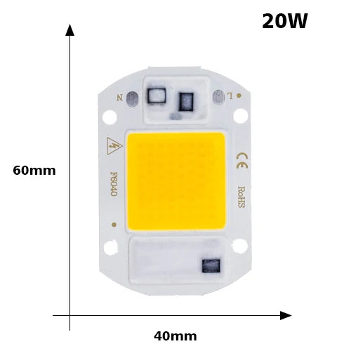 COB LED Chip Light 220V 10W 50W 20W 30W 3-9W rectangular Chip Lamp For Spotlight No Need Driver DIY Led Floodlight Lamp Y27 Y32