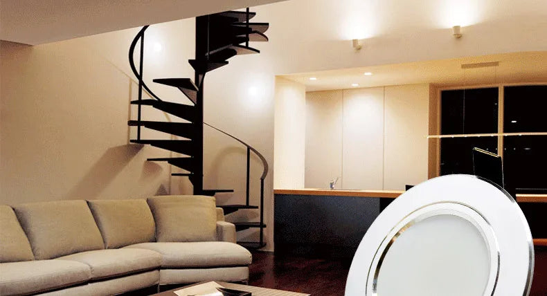 Led Downlight 3W 5W 7W 9W 12W 15W 18W AC 220V 230V 110V  Ceiling Bathroom Lamps Living Room Light Home Indoor Lighting