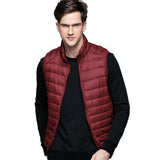 Spring Man 90% Duck Down Vest Ultra Light Jackets Men Fashion Sleeveless Outerwear Coat Autumn Winter Coat