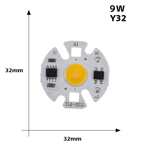 COB LED Chip Light 220V 10W 50W 20W 30W 3-9W rectangular Chip Lamp For Spotlight No Need Driver DIY Led Floodlight Lamp Y27 Y32