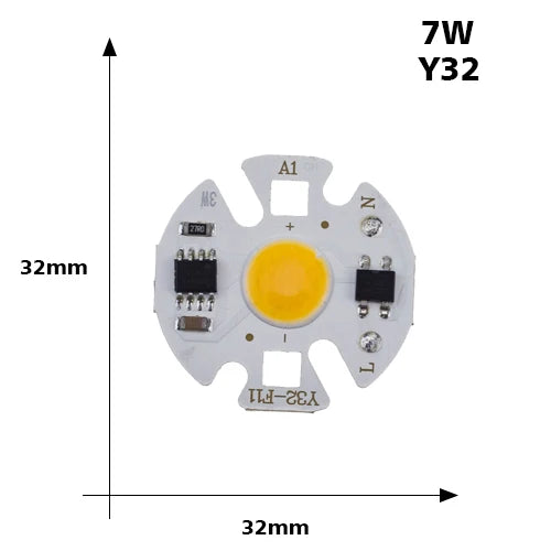 COB LED Chip Light 220V 10W 50W 20W 30W 3-9W rectangular Chip Lamp For Spotlight No Need Driver DIY Led Floodlight Lamp Y27 Y32