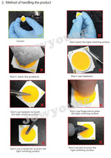 COB LED beads light-emitting Diode epistar chip 12v-36V  LM-80 CE Rohs 18W 20W 30W 50W 100W high brightness cob smd DIY led Bulb