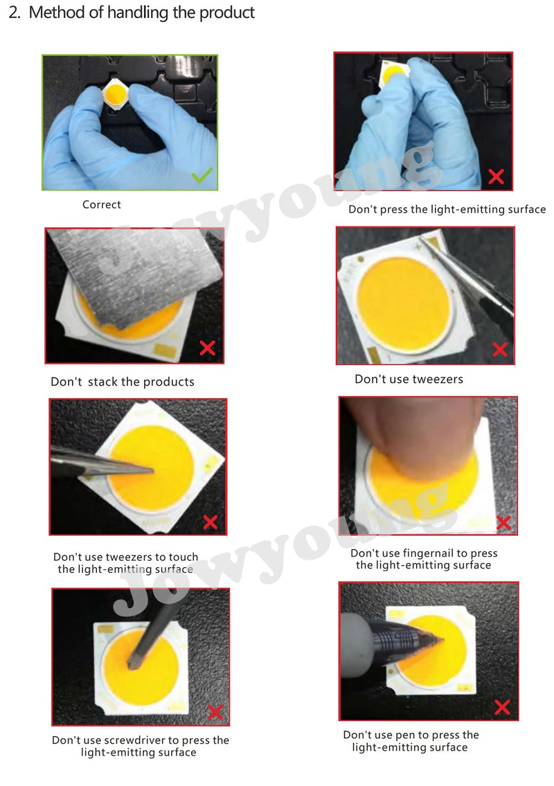 COB LED beads light-emitting Diode epistar chip 12v-36V  LM-80 CE Rohs 18W 20W 30W 50W 100W high brightness cob smd DIY led Bulb
