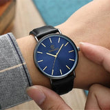 2025 Luxury Business Men Watches Men Gold Watch Ultra Thin Mens Watches Leather Quartz Watch Man Wristwatch horloge mannen