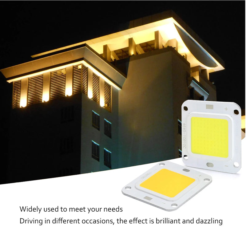 COB LED Chip 50W 30W 20W 10W 29-34V Modules LED Lamp COB CHIP Square Matrix For Spotlight Flood Light DIY Outdoor Garden