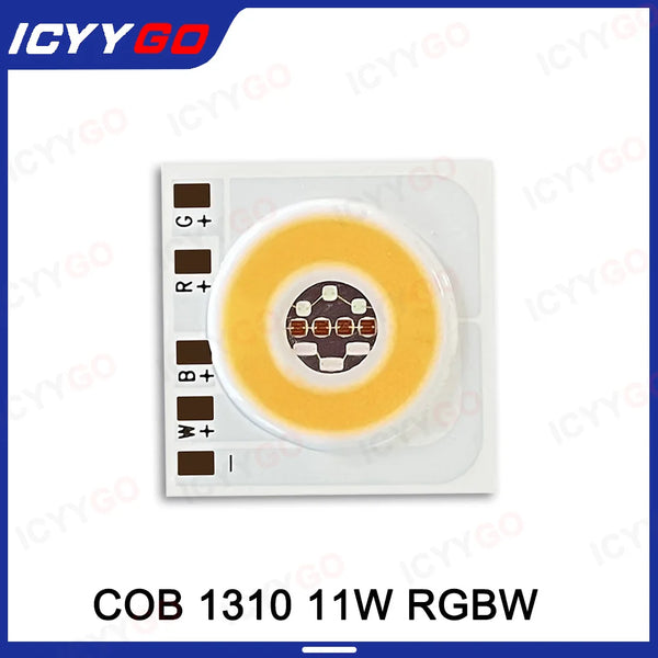 COB Light Source 11W RGBW Four-In-One COB LED Lamp Beads Red, Green, Blue And White Combination Full-Color LED Integrated Light