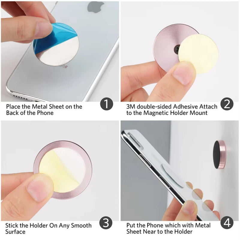 Super Magnetic Car Phone Holder Universal phone Stand for IPhone 14 13 12 11 Huawei Dashboard Wall Mounted Car Magnet Sticker