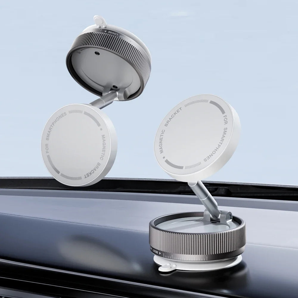 Vacuum Magnetic Car Phone Holder Magnet Mount Mobile Cell Phone Stand Gps Support 360 Degree Rotatable Suction Cup for Car