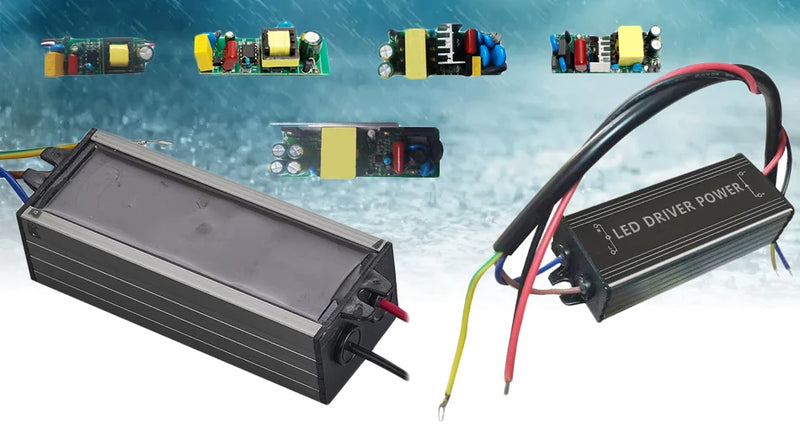 LED Driven Lighting Transformer 85-265V AC to DC 24-36V 1500mA Max 50W Aluminum IP66 Waterproof Constant Current Power Supply