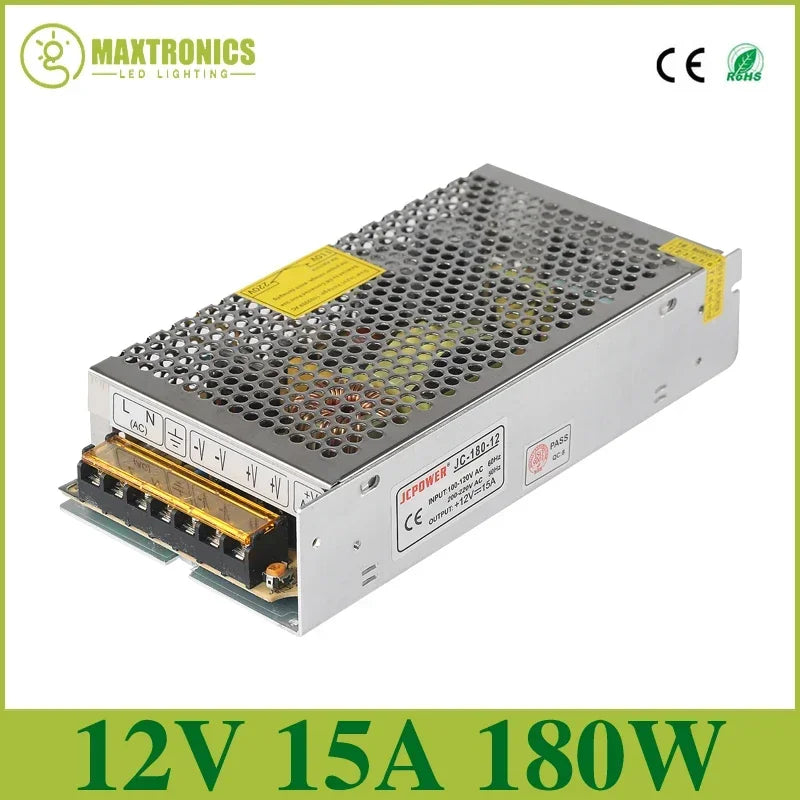 LED Lighting Transformer AC110V-220V to DC 5V 12V 24V 36V 48V Power Supply Adapter 2A 5A 10A 15A 20A 30A LED Strip Switch Driver