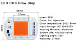 COB LED Lamp Chip 220V 10W 20W 30W 50W LED Bulb Smart IC No Need Driver Lampada For Flood Light Spotlight Diy Lighting