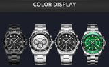MEGIR Original Luxury Business Quartz Watch Men Brand Stainless Steel Chronograph Military WristWatch Clock Relogio Masculino