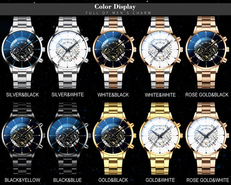 Relogio Masculino 2023 Herrenmode Business Uhren Manner Casual Kalender Uhr Mannlichen Edelstahl Quarzuhr Montre Homme