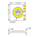 COB Light Source 11W RGBW Four-In-One COB LED Lamp Beads Red, Green, Blue And White Combination Full-Color LED Integrated Light